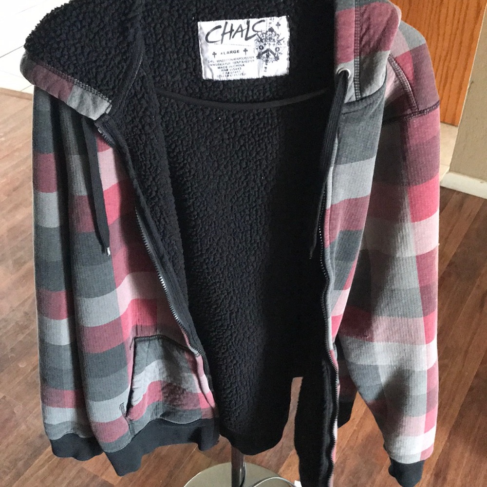 Men’s L zip up hoodie